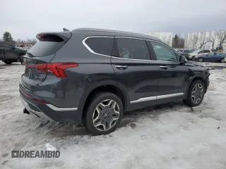 2022 Hyundai Santa Fe Limited with VIN 5NMS4DAL8NH456185, listed as a Copart auction lot 48406205 with 39,580 mi miles and Salvage Title. Bid and sale history available at carsss.com. Image 3.