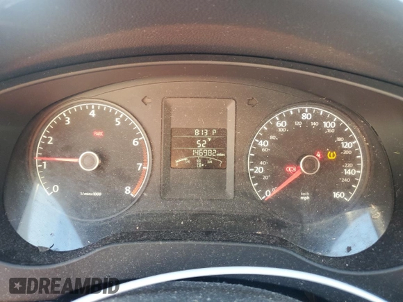 2013 Volkswagen Jetta S with VIN 3VW2K7AJ4DM222723, listed as a Copart auction lot 49206825 with 146,982 mi miles and Salvage title. Bid and sale history available at DreamBid. Image 9.