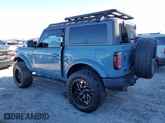 2021 Ford Bronco with VIN 1FMDE5CPXMLA63292, listed as a Copart auction lot 45659265 with 13,958 mi miles and Salvage title. Bid and sale history available at DreamBid. Image 2.