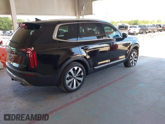 2022 Kia Telluride EX with VIN 5XYP34HCXNG314378, listed as a IAAI auction lot 42557224 with 39,911 mi miles and . Bid and sale history available at DreamBid. Image 4.