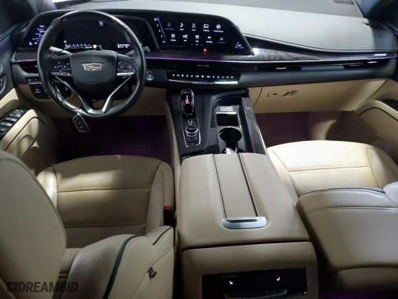 2023 Cadillac Escalade 4WD Premium Luxury with VIN 1GYS4BKL2PR234155, listed as a Copart auction lot 72286384 with 44,061 mi miles and Clean Title. Bid and sale history available at carsss.com. Image 8.