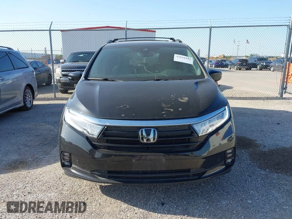 2022 Honda Odyssey EX-L with VIN 5FNRL6H75NB049044, listed as a IAAI auction lot 42010441 with 29,824 mi miles and . Bid and sale history available at DreamBid. Image 12.