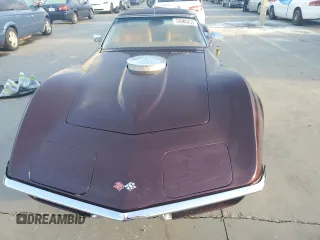 1972 Chevrolet Corvette with VIN 1Z37K2S525523, listed as a Copart auction lot 74986234 with 44,725 mi miles and Salvage title. Bid and sale history available at DreamBid. Image 5.