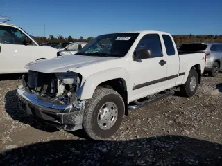 2007 GMC Canyon Work Truck with VIN 1GTDT19E278166240, listed as a Copart auction lot 78226214 with 153,864 mi miles and Salvage Title. Bid and sale history available at carsss.com. Image 1.