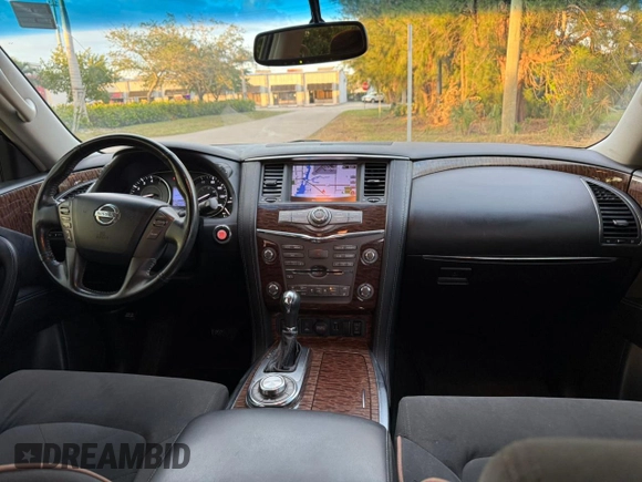 2018 Nissan Armada SV with VIN JN8AY2NC7J9551314, listed as a Copart auction lot 46188475 with 134,633 mi miles and Clean Title. Bid and sale history available at carsss.com. Image 9.
