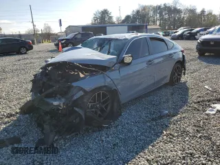 2023 Honda Civic Sport Touring with VIN 19XFL1G82PE007648, listed as a Copart auction lot 79922834 with Not provided miles and Salvage title. Bid and sale history available at DreamBid. Image 1.