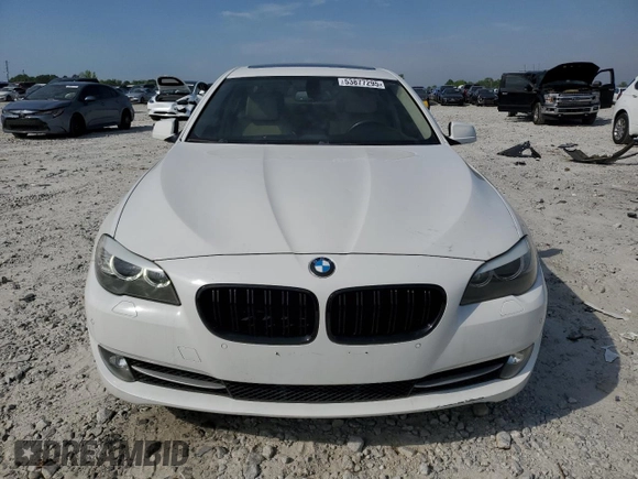 2011 BMW 5 Series 535i xDrive with VIN WBAFU7C57BC878313, listed as a Copart auction lot 53877295 with 138,693 mi miles and Salvage Title. Bid and sale history available at carsss.com. Image 5.