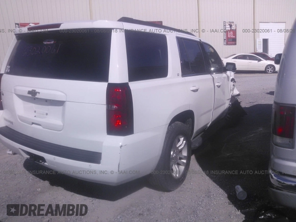 2016 Chevrolet Tahoe LT z VIN 1GNSCBKC4GR164108, wystawiony jako IAAI lot #23020061 z przebiegiem Nie podano mil oraz . Historia ofert i sprzedaży dostępna na DreamBid. Obrazek 4.