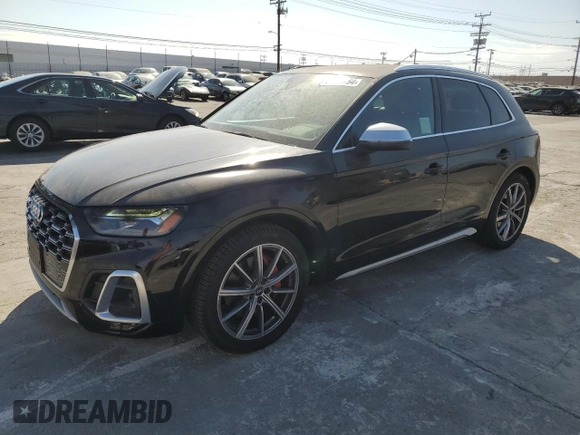 2021 Audi SQ5 Premium Plus with VIN WA1B4AFY6M2007961, listed as a Copart auction lot 64524764 with 23,822 mi miles and Salvage Title. Bid and sale history available at DreamBid. Image 1.