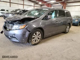 2015 Honda Odyssey EX-L with VIN 5FNRL5H69FB131992, listed as a Copart auction lot 49485445 with 110,031 mi miles and Clean Title. Bid and sale history available at carsss.com. Image 1.