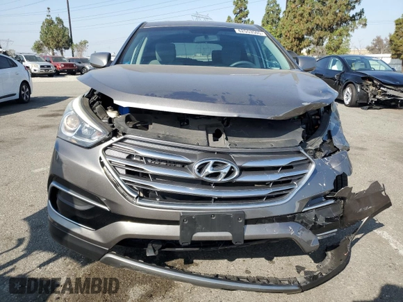2017 Hyundai Santa Fe 2.4L with VIN 5XYZT3LB0HG392609, listed as a Copart auction lot 62553505 with 69,774 mi miles and Salvage title. Bid and sale history available at DreamBid. Image 5.