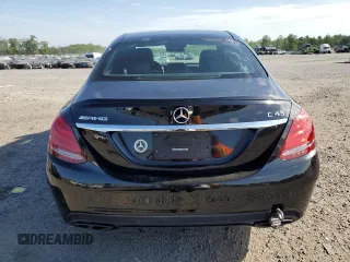 2018 Mercedes-Benz C 43 AMG with VIN 55SWF6EB9JU267340, listed as a Copart auction lot 55448435 with 80,303 mi miles and Clean Title. Bid and sale history available at carsss.com. Image 6.