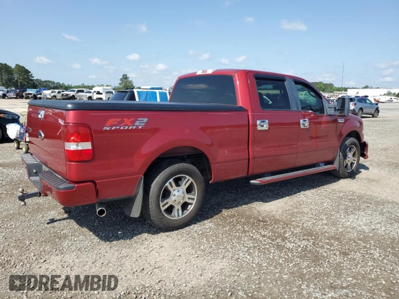2008 Ford F-150 XLT with VIN 1FTPW12V18KE25514, listed as a Copart auction lot 57871485 with 248,915 mi miles and Salvage title. Bid and sale history available at DreamBid. Image 3.