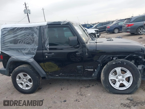 2021 Jeep Wrangler 80th Anniversary with VIN 1C4GJXAN0MW669192, listed as a IAAI auction lot 41465445 with 74,506 mi miles and . Bid and sale history available at DreamBid. Image 14.