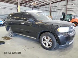 2013 Dodge Durango Crew with VIN 1C4RDHDG5DC617402, listed as a Copart auction lot 58056795 with 180,990 mi miles and Salvage title. Bid and sale history available at DreamBid. Image 4.