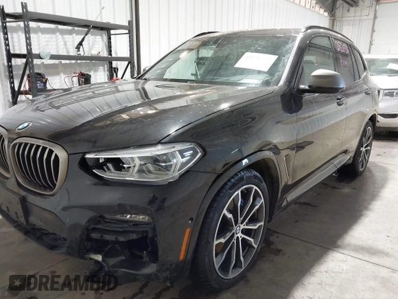 2020 BMW X3 M40i with VIN 5UXTY9C00L9B70494, listed as a IAAI auction lot 41596431 with 57,127 mi miles and . Bid and sale history available at DreamBid. Image 18.