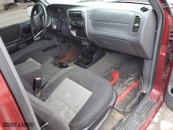 2005 Ford Ranger XL with VIN 1FTYR10D95PA59290, listed as a Copart auction lot 87305944 with 288,446 mi miles and Salvage Title. Bid and sale history available at carsss.com. Image 8.