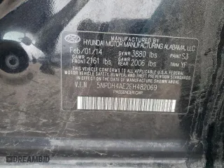 2014 Hyundai Elantra Limited with VIN 5NPDH4AE2EH482069, listed as a Copart auction lot 45669655 with 139,673 mi miles and Salvage Title. Bid and sale history available at carsss.com. Image 15.