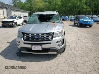 2017 Ford Explorer XLT with VIN 1FM5K8DHXHGC02258, listed as a Copart auction lot 55063895 with 111,488 mi miles and Salvage title. Bid and sale history available at DreamBid. Image 14.
