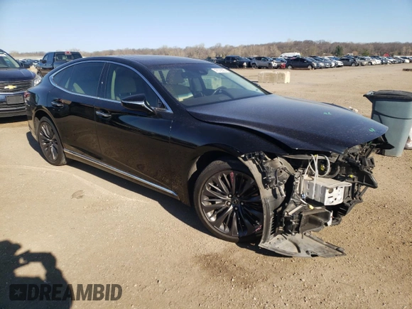 2018 Lexus LS 500 z VIN JTHC51FF9J5003997, wystawiony jako Copart lot #47572823 z przebiegiem 73 635 mil mil oraz . Historia ofert i sprzedaży dostępna na DreamBid. Obrazek 4.