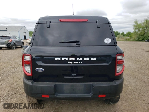 2022 Ford Bronco Sport Badlands z VIN 3FMCR9D9XNRE21095, wystawiony jako Copart lot #57636345 z przebiegiem 60 386 mil mil oraz Szkoda całkowita • Salvage title. Historia ofert i sprzedaży dostępna na DreamBid. Obrazek 6.