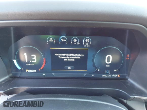 2024 Ford Ranger Lariat with VIN 1FTER4KH9RLE09180, listed as a IAAI auction lot 41913864 with 31,862 mi miles and . Bid and sale history available at DreamBid. Image 7.