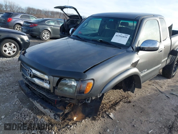 2003 Toyota Tundra SR5 with VIN 5TBBT44153S393708, listed as a IAAI auction lot 41591859 with 107,800 mi miles and . Bid and sale history available at DreamBid. Image 6.