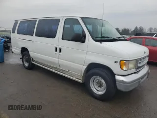 2000 Ford Econoline Passenger XL with VIN 1FBSS31L7YHB41694, listed as a Copart auction lot 43387385 with 108,458 mi miles and Salvage Title. Bid and sale history available at DreamBid. Image 4.