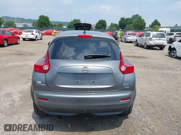 2014 Nissan Juke SL with VIN JN8AF5MV3ET359021, listed as a IAAI auction lot 42602201 with 99,332 mi miles and . Bid and sale history available at DreamBid. Image 16.