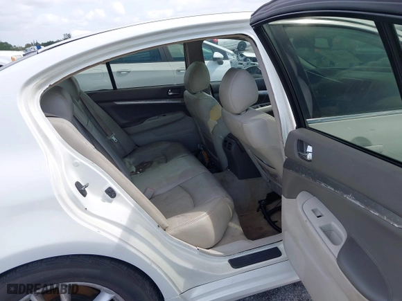 2010 Infiniti G37 Sedan x with VIN JN1CV6AR4AM459415, listed as a IAAI auction lot 42032627 with 216,776 mi miles. Bid and sale history available at carsss.com. Image 8.