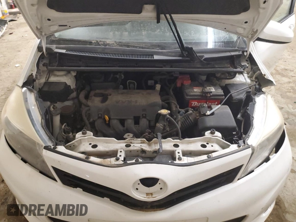 2012 Toyota Yaris L with VIN JTDKTUD32CD532746, listed as a Copart auction lot 51666455 with 238,797 mi miles and Salvage Title. Bid and sale history available at carsss.com. Image 11.