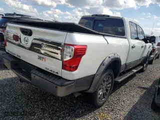 2018 Nissan Titan XD Platinum Reserve with VIN 1N6BA1F49JN548683, listed as a Copart auction lot 73970764 with 50,072 mi miles and Non Repairable. Bid and sale history available at carsss.com. Image 3.
