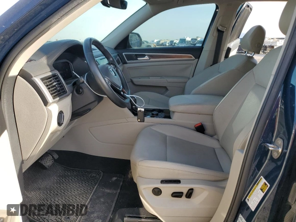 2019 Volkswagen Atlas SEL with VIN 1V2MR2CA5KC557039, listed as a Copart auction lot 49177845 with 73,410 mi miles and Salvage title. Bid and sale history available at DreamBid. Image 7.