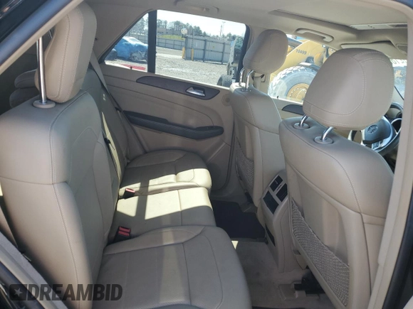 2015 Mercedes-Benz M ML 350 with VIN 4JGDA5JB3FA553624, listed as a Copart auction lot 48252185 with 117,172 mi miles and Salvage Title. Bid and sale history available at carsss.com. Image 10.