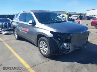 2018 Chevrolet Traverse LT Cloth with VIN 1GNEVGKW7JJ215007, listed as a IAAI auction lot 41848551 with 108,467 mi miles. Bid and sale history available at carsss.com. Image 1.