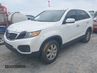 2011 Kia Sorento LX with VIN 5XYKT3A19BG132163, listed as a IAAI auction lot 41994973 with 212,331 mi miles. Bid and sale history available at carsss.com. Image 2.