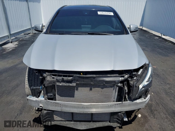 2018 Mercedes-Benz CLA 250 with VIN WDDSJ4EB2JN650465, listed as a Copart auction lot 53834294 with 97,609 mi miles and . Bid and sale history available at DreamBid. Image 5.