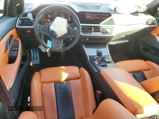 2022 BMW M3 Competition z VIN WBS33AY03NFL72105, wystawiony jako Copart lot #77904214 z przebiegiem 35 387 mil mil oraz Szkoda całkowita • Salvage title. Historia ofert i sprzedaży dostępna na DreamBid. Obrazek 8.