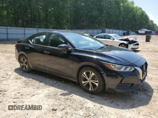 2021 Nissan Sentra SV with VIN 3N1AB8CV7MY221064, listed as a Copart auction lot 57504025 with 112,924 mi miles and Salvage title. Bid and sale history available at DreamBid. Image 4.