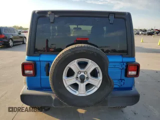 2021 Jeep Wrangler Sport S with VIN 1C4GJXAN0MW790739, listed as a Copart auction lot 75872624 with Not Provided miles and Salvage Title. Bid and sale history available at DreamBid. Image 6.