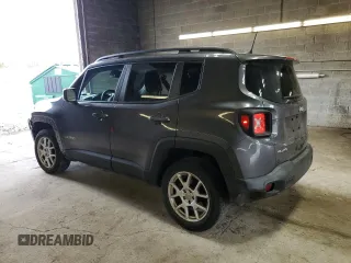 2020 Jeep Renegade Latitude with VIN ZACNJBBB9LPL18157, listed as a Copart auction lot 56581795 with 37,282 mi miles and Salvage title. Bid and sale history available at DreamBid. Image 2.