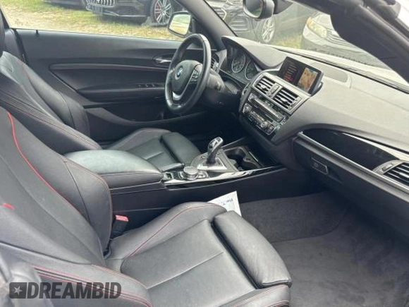 2016 BMW 2 Series 228i with VIN WBA1K9C53GV711048, listed as a Copart auction lot 81537084 with 38,715 mi miles and Salvage Title. Bid and sale history available at carsss.com. Image 5.