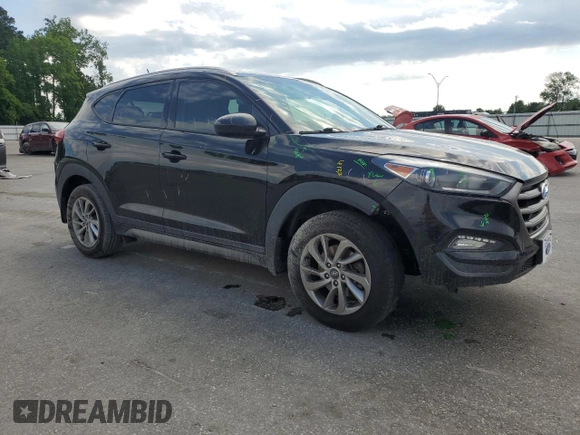 2016 Hyundai Tucson SE z VIN KM8J3CA41GU222107, wystawiony jako Copart lot #55587125 z przebiegiem 99 918 mil mil oraz Szkoda całkowita • Salvage title. Historia ofert i sprzedaży dostępna na DreamBid. Obrazek 4.
