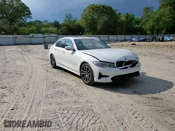 2020 BMW 3 Series 330i xDrive with VIN 3MW5R7J01L8B10663, listed as a Copart auction lot 56383485 with 74,543 mi miles and Salvage title. Bid and sale history available at DreamBid. Image 13.