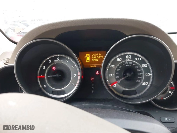 2012 Acura MDX Tech Pkg with VIN 2HNYD2H3XCH536210, listed as a IAAI auction lot 41779642 with 152,101 mi miles. Bid and sale history available at carsss.com. Image 7.