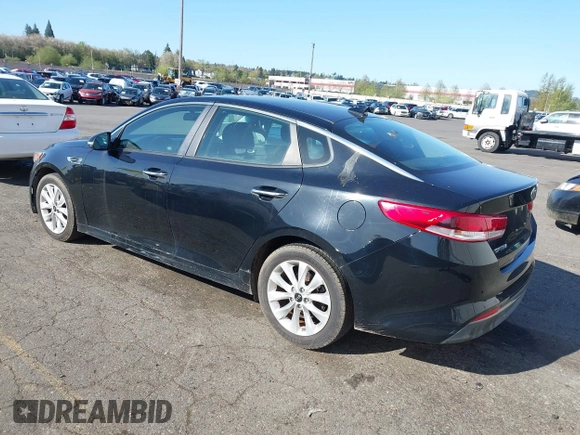 2016 Kia Optima LX with VIN 5XXGT4L31GG003274, listed as a IAAI auction lot 42033788 with 1 mi miles. Bid and sale history available at carsss.com. Image 3.