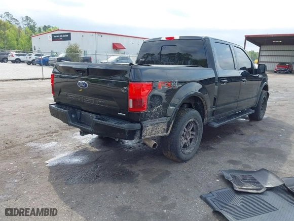2018 Ford F-150 XL with VIN 1FTEW1EG7JFD41376, listed as a IAAI auction lot 41865285 with 144,362 mi miles. Bid and sale history available at carsss.com. Image 4.