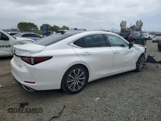 2021 Lexus ES 350 with VIN 58ADZ1B15MU098190, listed as a Copart auction lot 55865655 with 42,981 mi miles and Salvage Title. Bid and sale history available at DreamBid. Image 3.