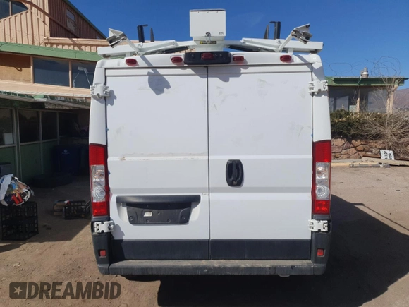 2021 Ram ProMaster Cargo with VIN 3C6LRVNG1ME576187, listed as a Copart auction lot 81195664 with Not Provided miles and Salvage Title. Bid and sale history available at DreamBid. Image 6.