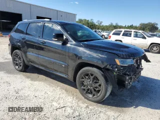 2021 Jeep Grand Cherokee Limited with VIN 1C4RJEBG3MC785324, listed as a Copart auction lot 75812754 with 33,205 mi miles and Salvage title. Bid and sale history available at DreamBid. Image 4.